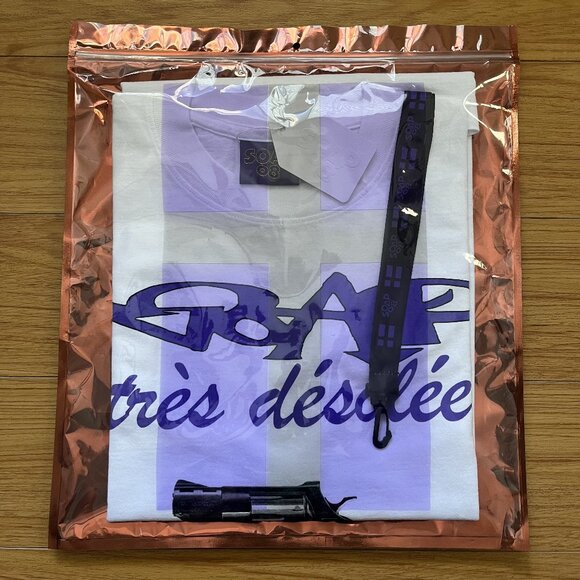 Soap08 TRÈSDÉSOLÉE Shirt Large Drain Gang Bladee Thaiboy Digital - Picture 2 of 3